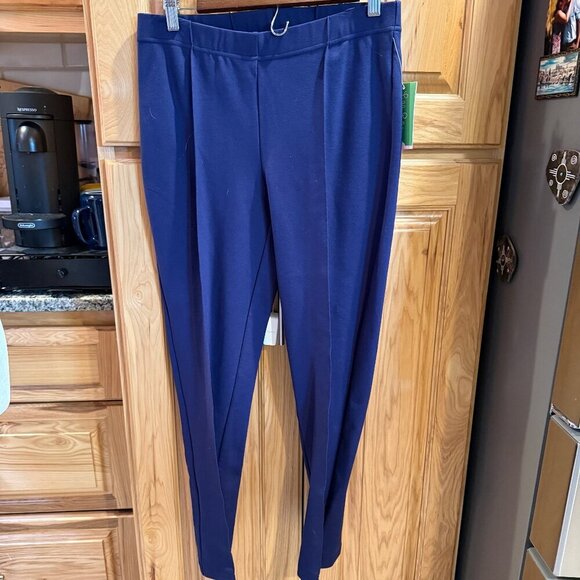 Lilly Pulitzer Biaocchi Pant Women’s Large True Navy Legging-Fit NWT - Picture 1 of 8